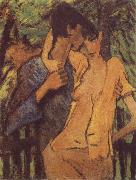 Otto Mueller Lovers France oil painting artist